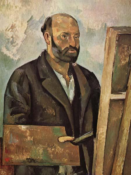 Paul Cezanne Self-Portrait with Palette oil painting image
